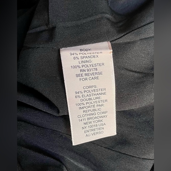 NWT Philosophy Republic Clothing Black Velvet Rhinestone Blazer 12 MSRP $118 - Picture 5 of 6